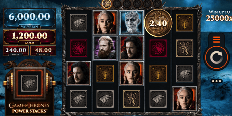 Game of Thrones Power Stacks Reels